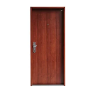 Bezpečnostné dvere Securido hladké, orech